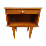 Light wood bedside table