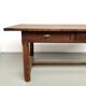 Farmhouse table, solid oak, 20th century.