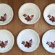 Set de 6 assiettes plates Sarreguemines décor Richemond