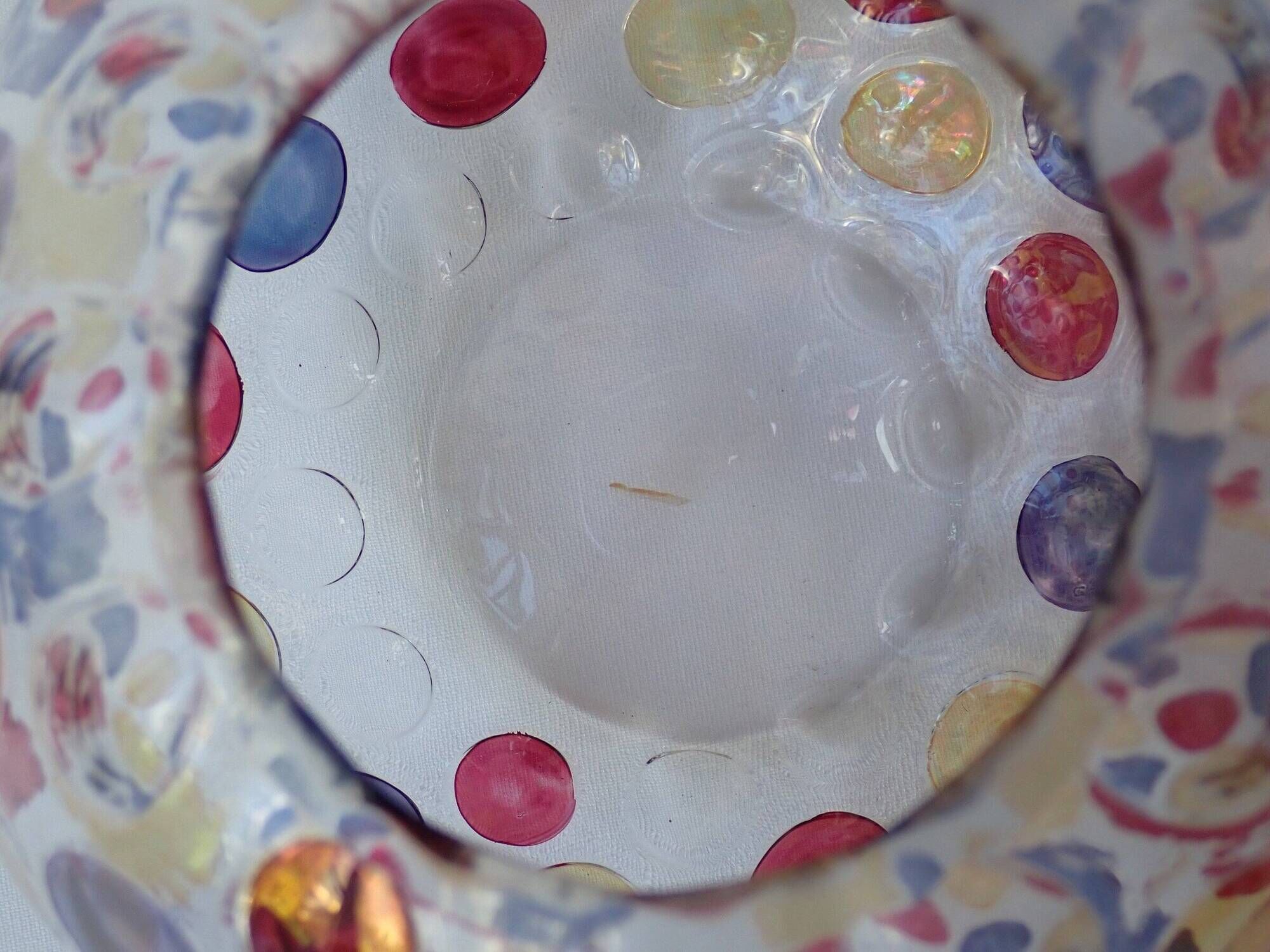 Vintage round vase - Bohemia 1960 - "Nemo" Borske Sklo by Max Kannegiesser
