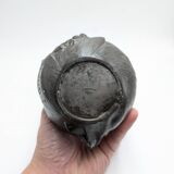 Pewter vase - art nouveau - nude woman j. garnier