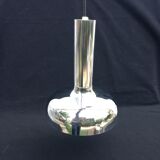Chrome space age pendant lamp