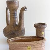 Wabi-Sabi Ceramics Set by Marius Van Woerden, Vest Keramiek, 1960s