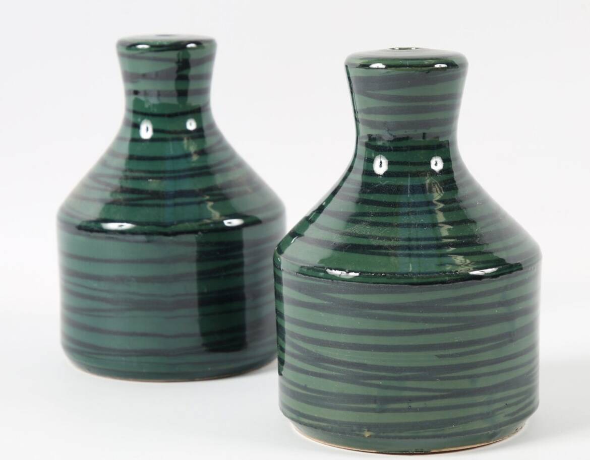 Pair of ceramic lamp bases