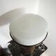 Old Art Deco Table Lamp in Brass & Glass