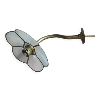 Wall lamp flower petal mother-of-pearl Support brass dpm 0323124