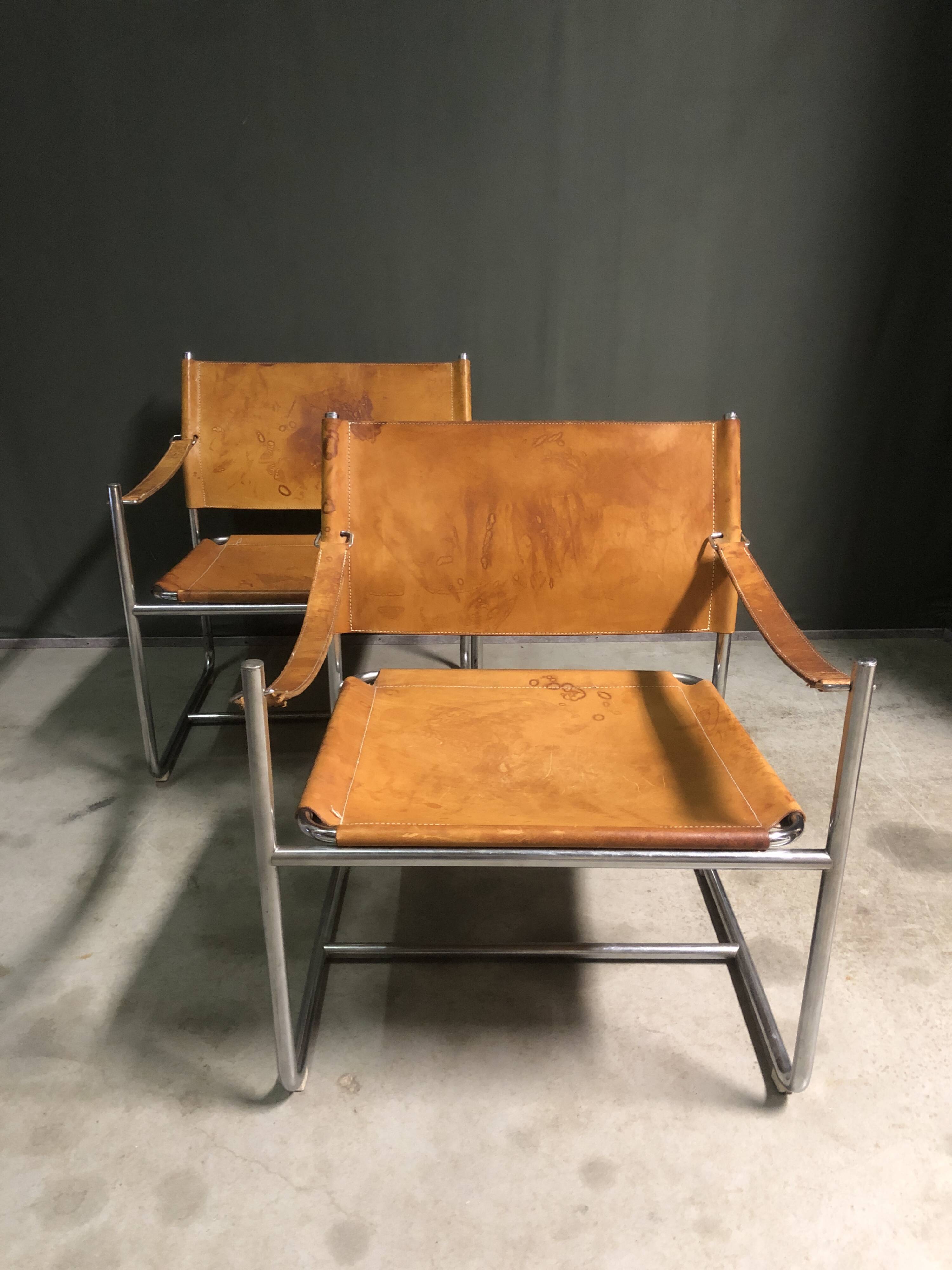 2 X fauteuils lounge Amiral de Karin Mobring, années 1970.