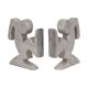 Designer Metal Bookends – La Linea (Osvaldo Cavandoli)