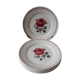 Set of 6 flat plates Badonviller years 30-40