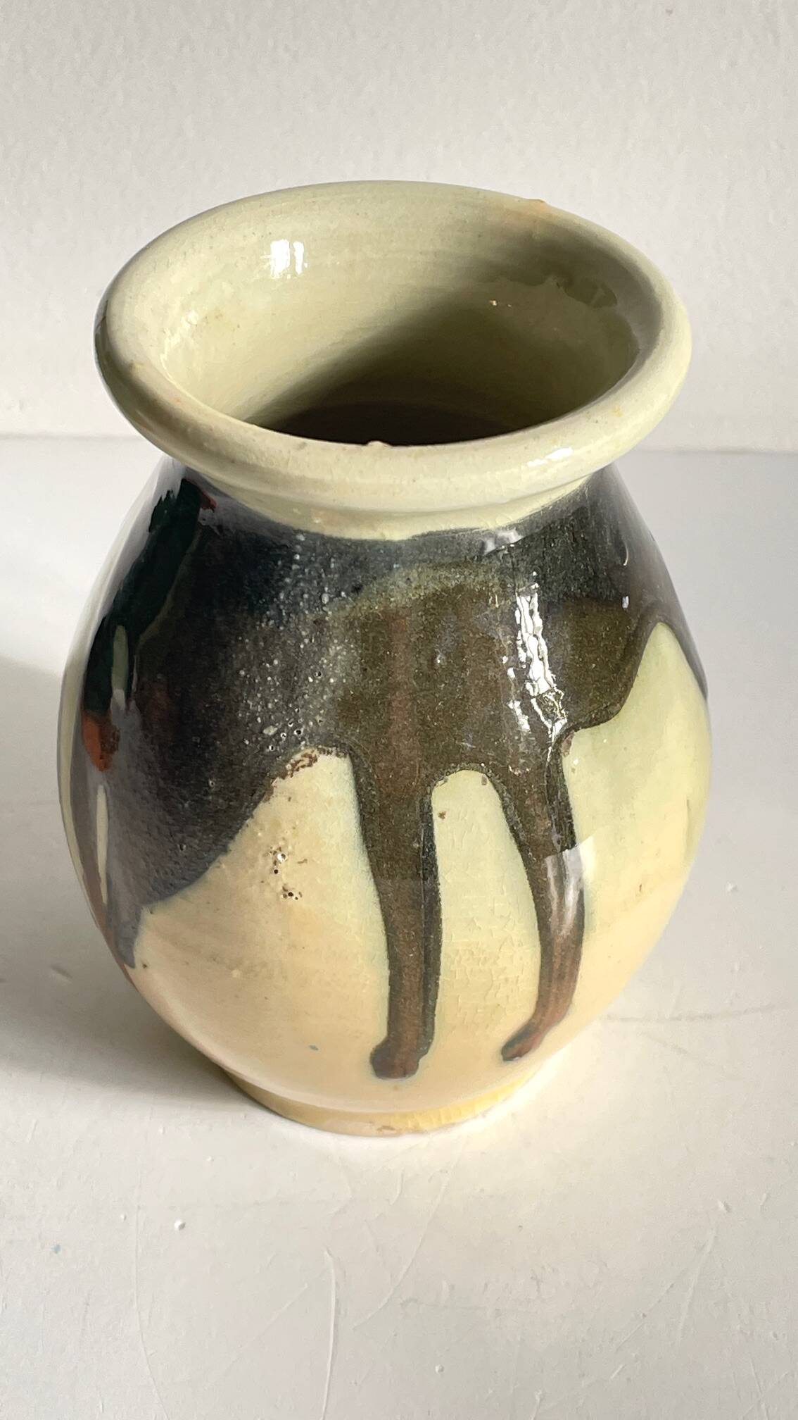 Vintage Ceramic Vase AEGITNA Vallauris FRANCE