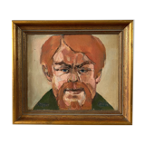 Old painting portrait