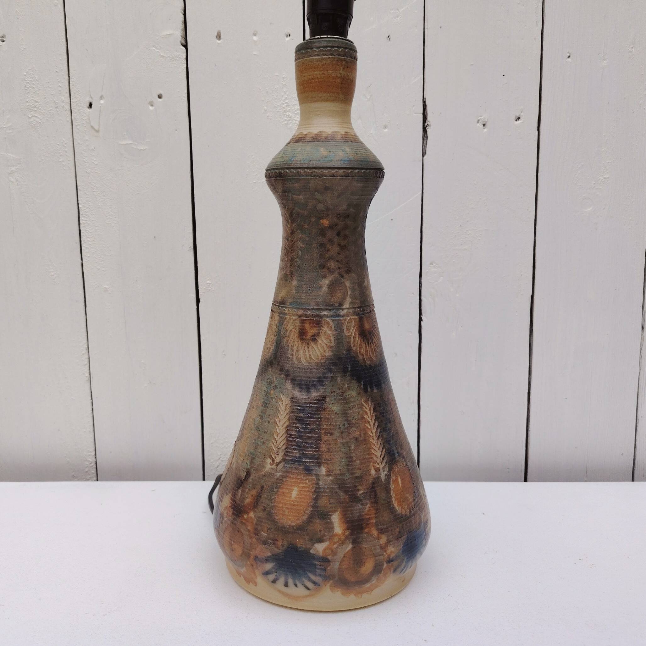 Ceramic lamp base, Jean-Claude Courjault, vintage
