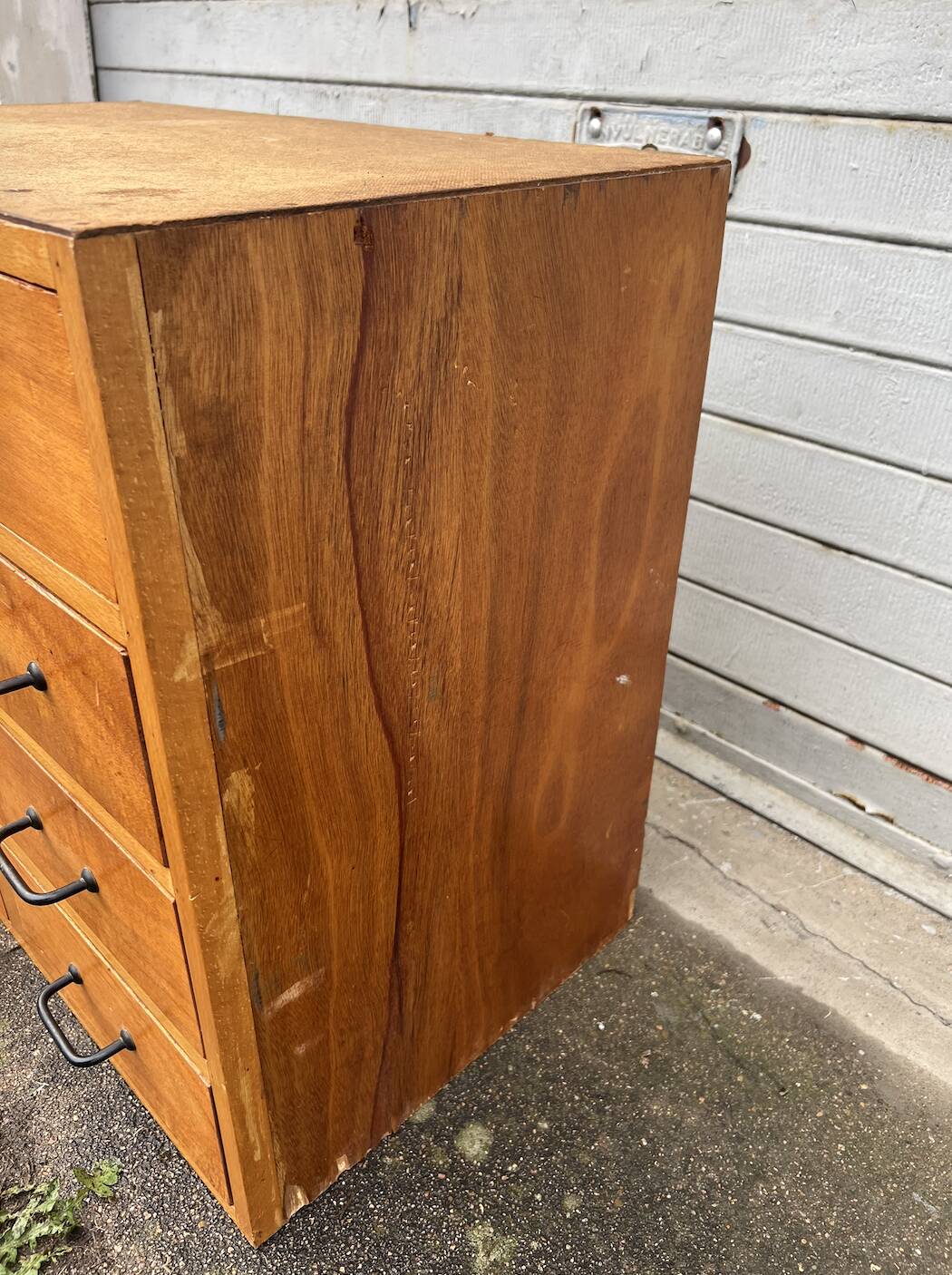 A Vintage Workshop and Trade Cabinet with Drawers