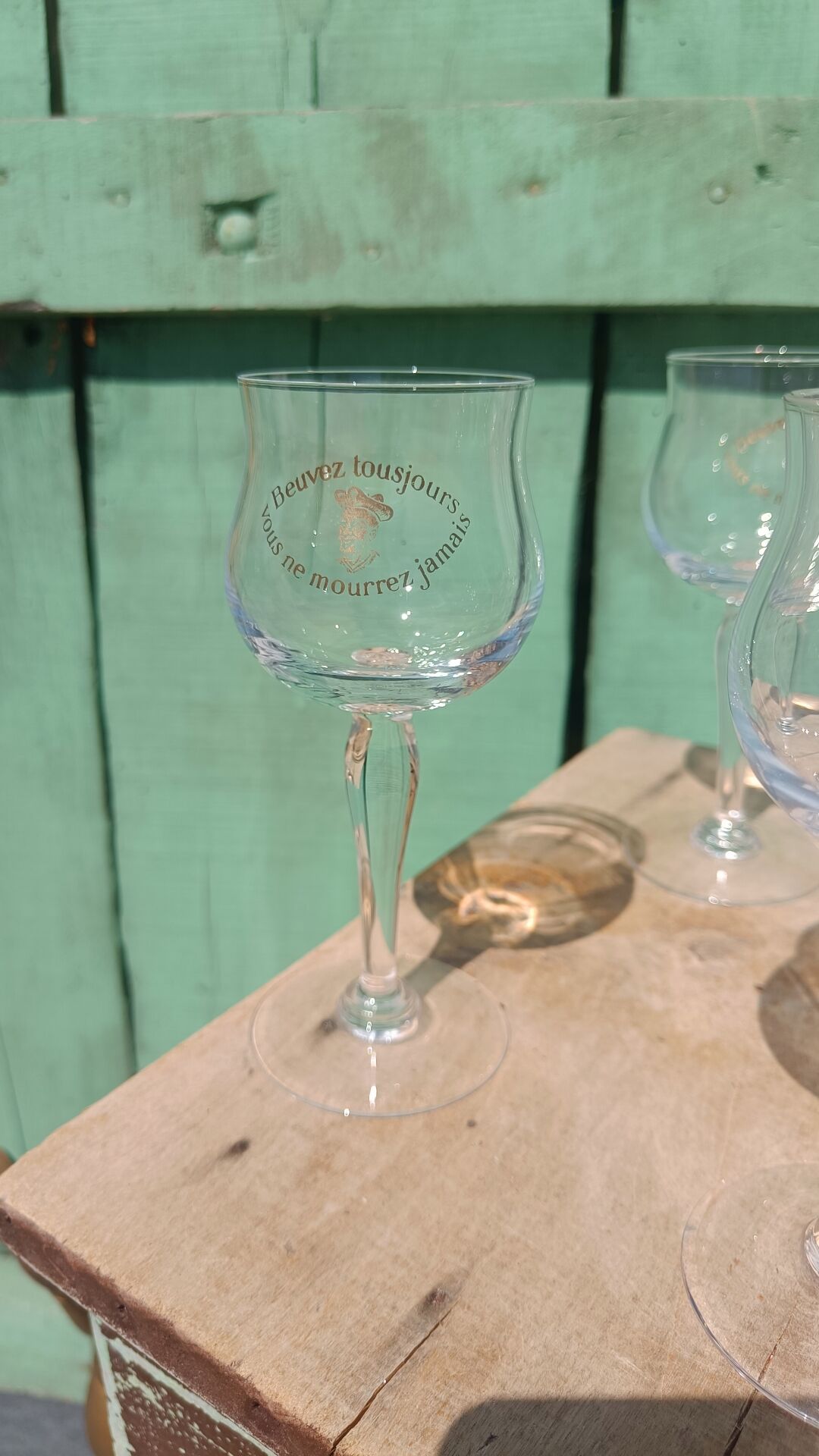 Chinon Rabelaisian glasses – Touraine – vintage glassware
