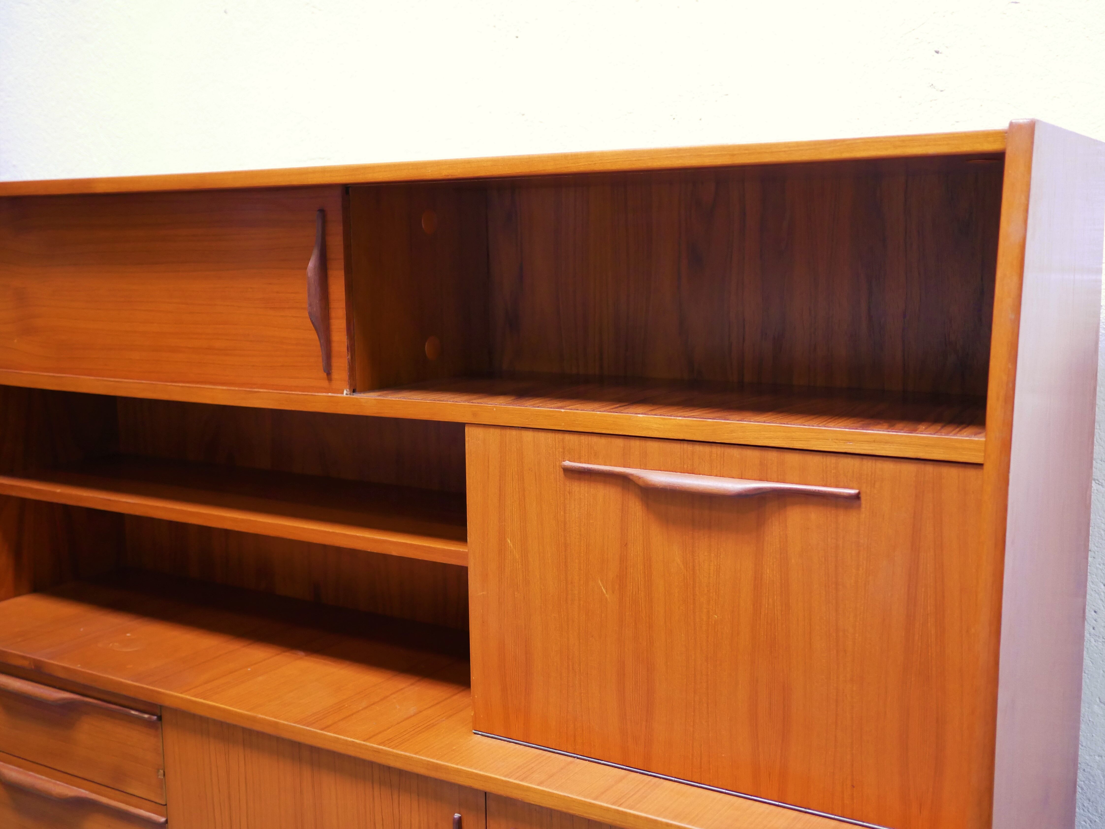 Buffet enfilade haute vintage teak