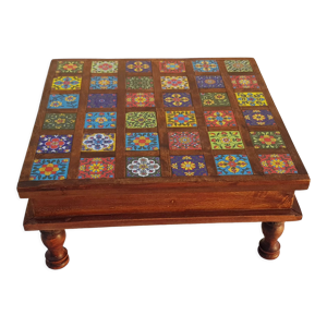 Table à thé carrée en palissandre