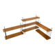 3 Wall Shelf Modules by WHB, Germany, 1960s - String Style