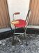 Metal bar chair and industrial Skaï 70s