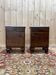 Art Deco bedside tables – Rosewood, Carrara marble & Brass – Year