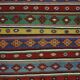 Kilim Oushak vintage multicoloured striped 250 x 163 cm