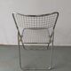 Chaise chromée Ted Net de Niels Gammelgaard