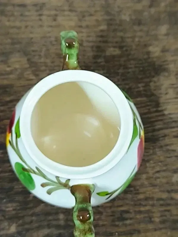 Vintage sugar bowl Villeroy & Boch "Ma Pomme" - Hand-painted - (V9)