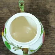 Vintage sugar bowl Villeroy & Boch "Ma Pomme" - Hand-painted - (V9)