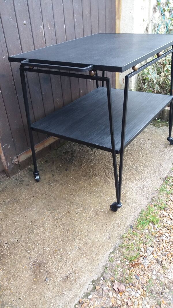 Desserte roulante art deco