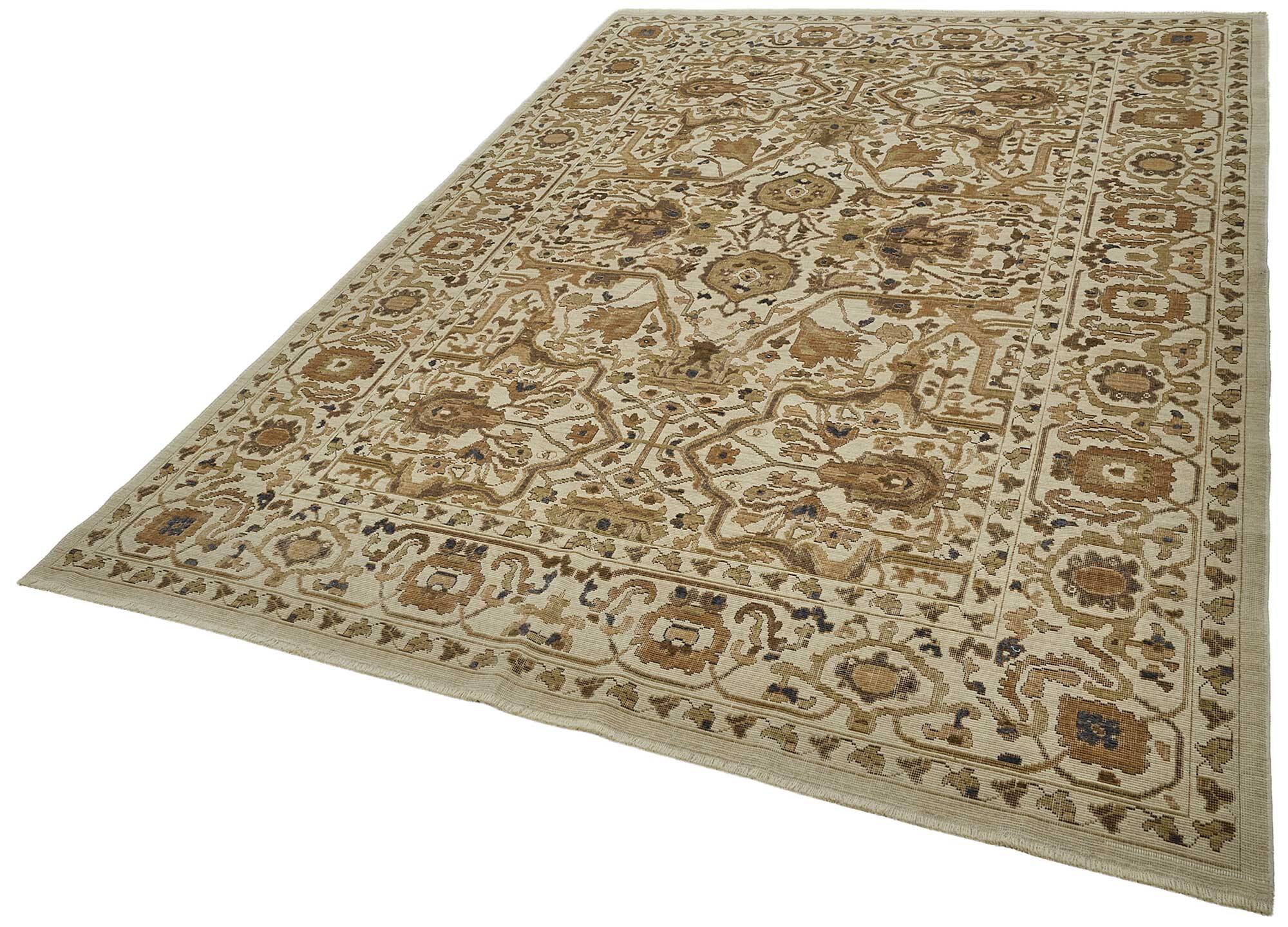 Turkish Handcrafted Loom Oushak Rug 201 cm x 298 cm