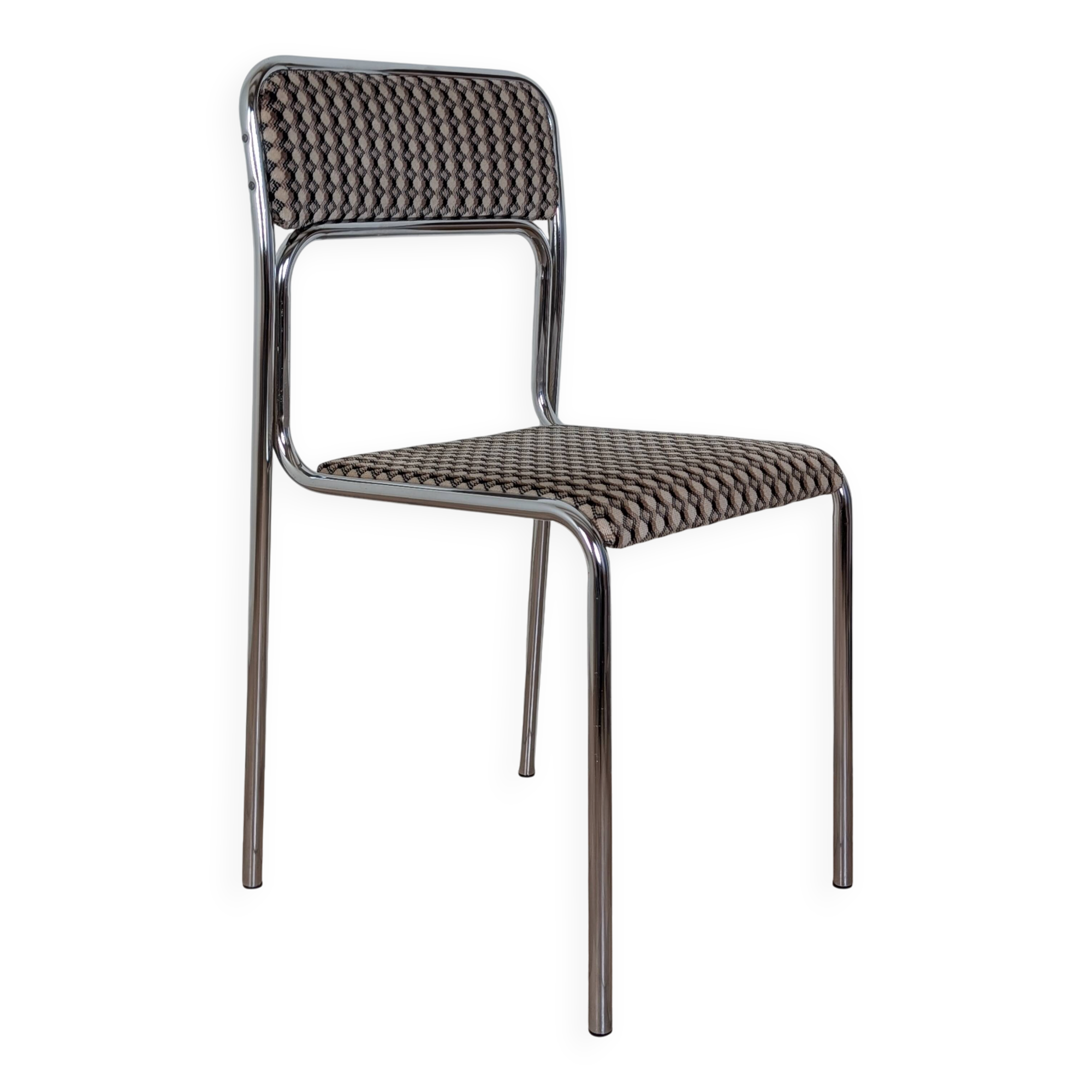 Chrome metal chair