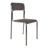 Chaise métal chromé