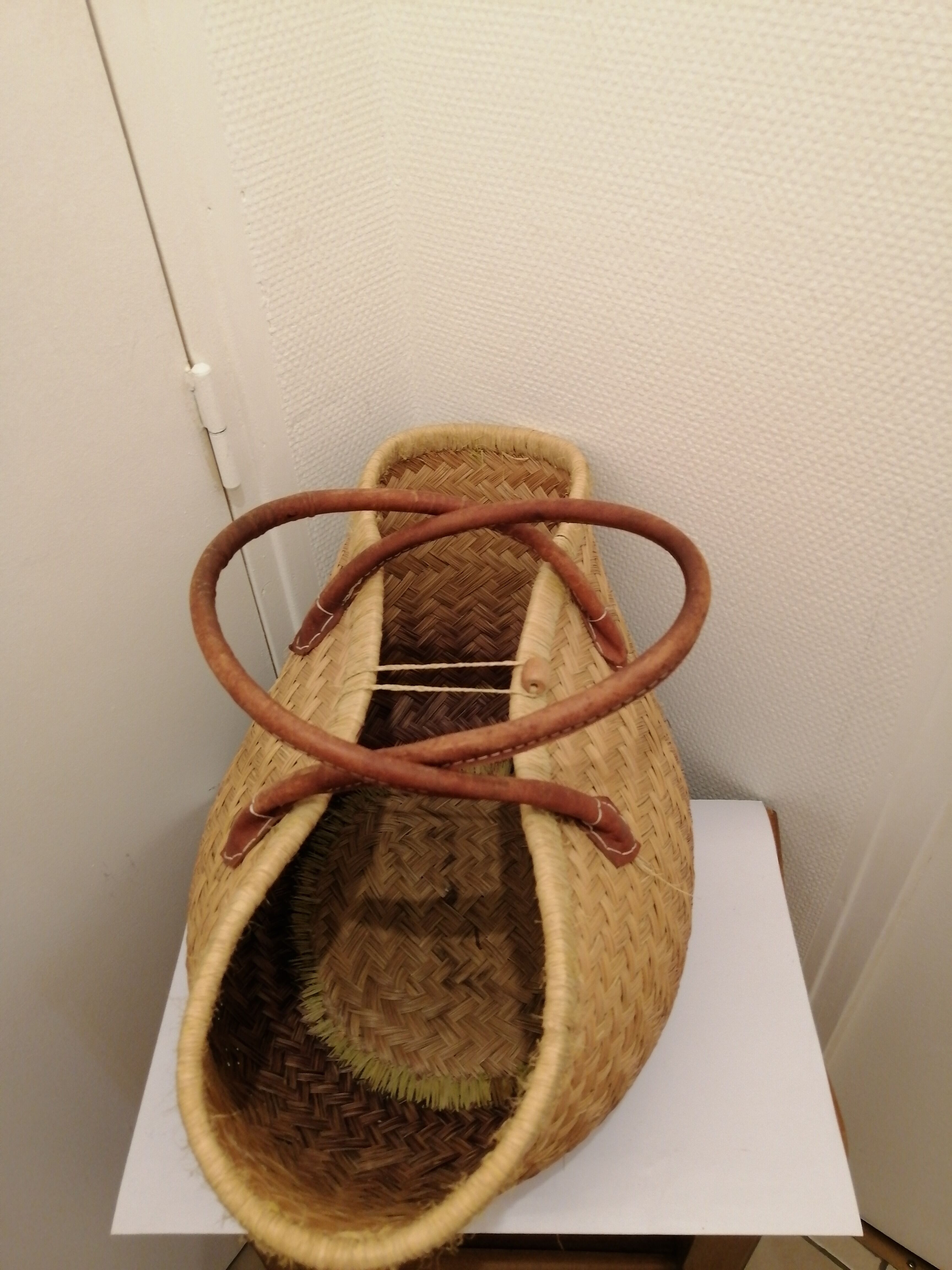 Basket stuffed all in rattan