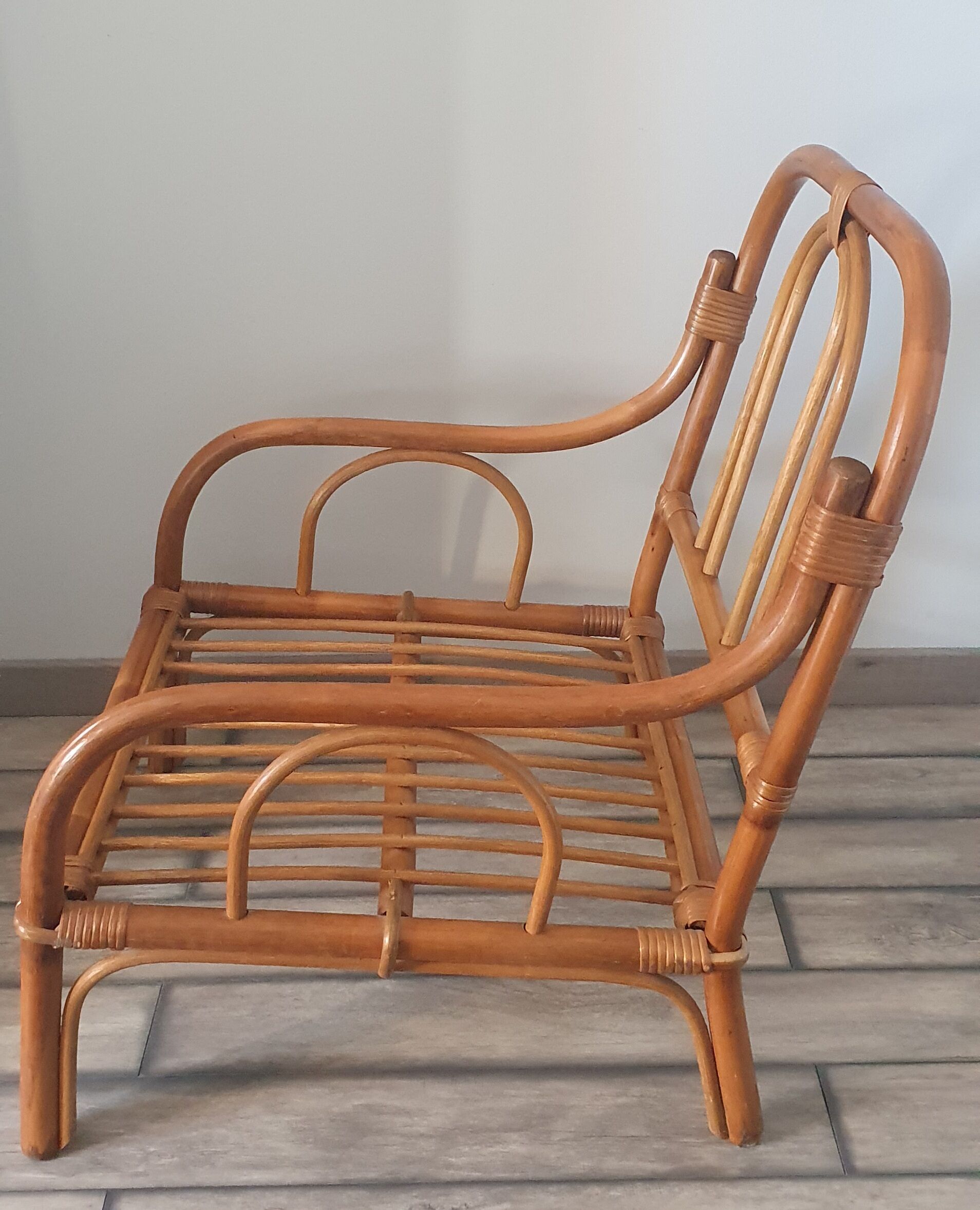 Rattan armchair