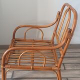 Rattan armchair