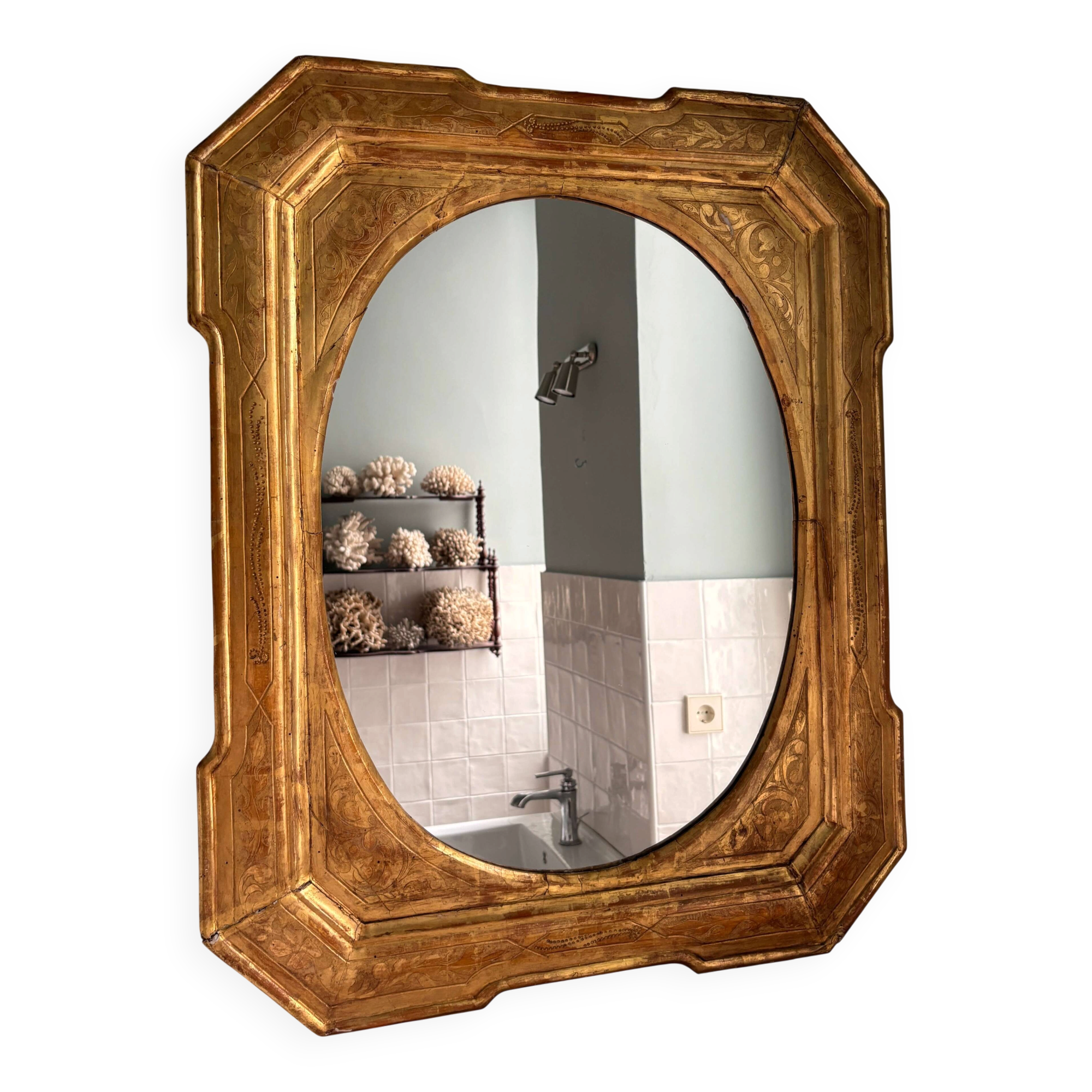 Miroir doré