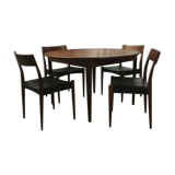 Danish Teak Dining Set by Arne Hovmand Olsen for Mogens Kold, 1950s