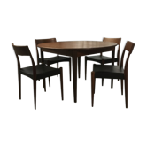 Danish Teak Dining Set by Arne Hovmand Olsen for Mogens Kold, 1950s
