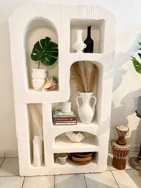 Art Deco white vase