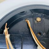 Regent vintage half-sphere opaline ball wall lamp