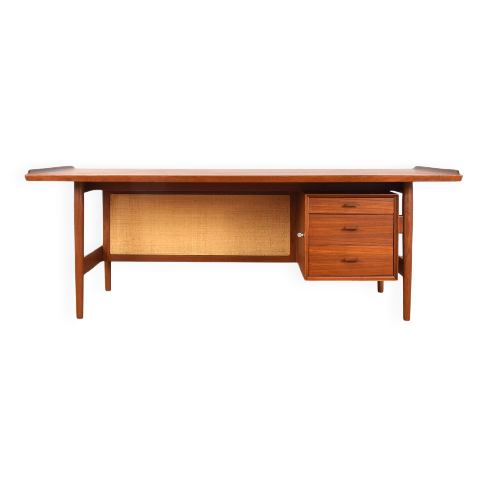 Mid-Century Teak Desk by Arne Vodder for Sibast, 1960s