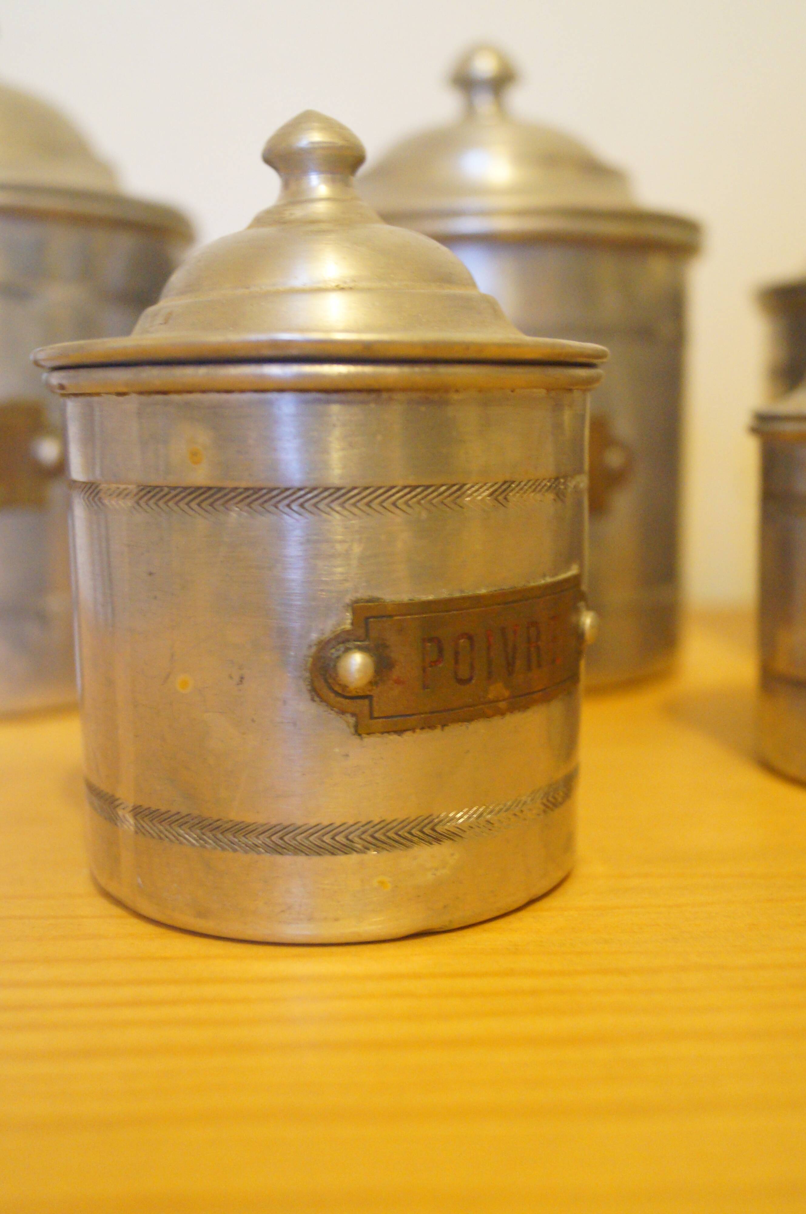 Lot pot à épices 1940