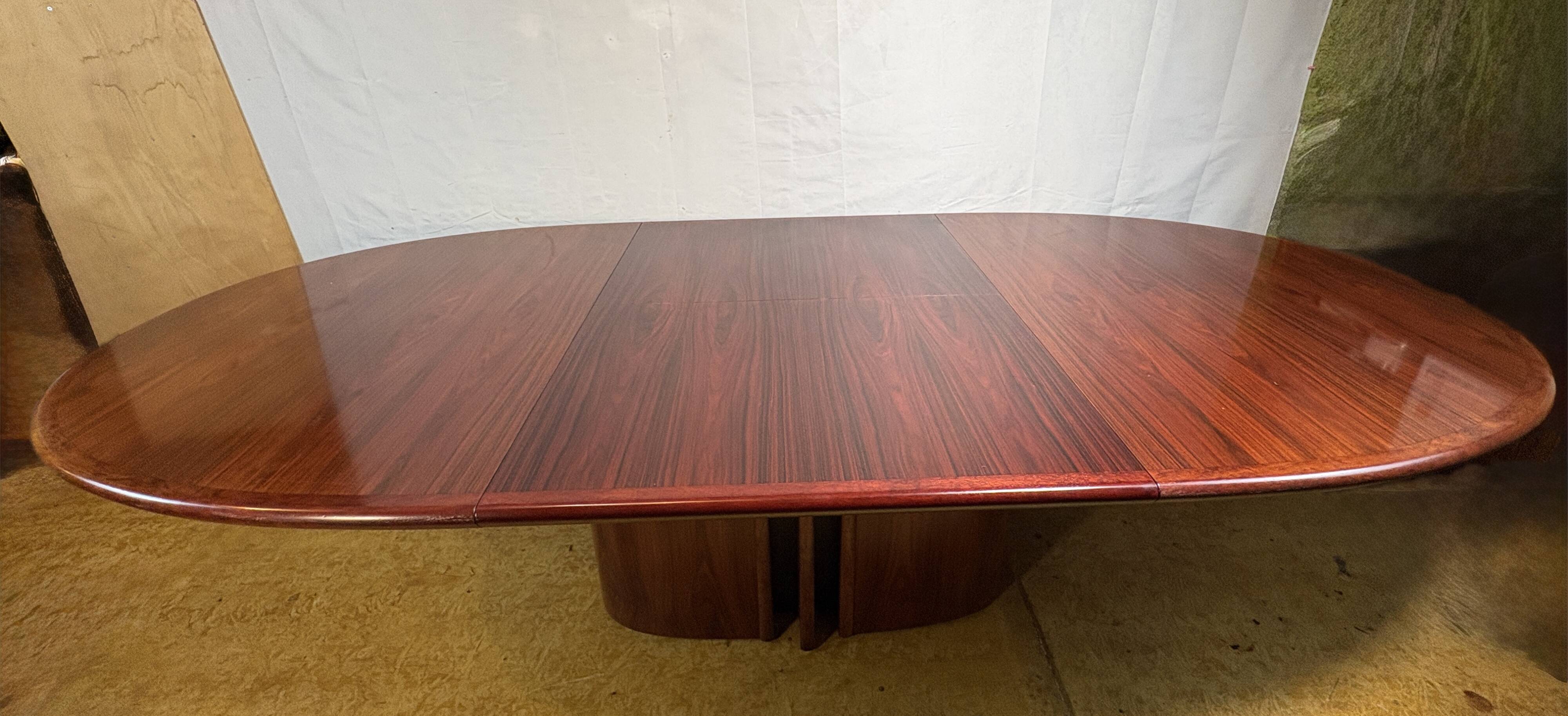 Exceptional Skovby Danish Rosewood Dining Table | Mid-Century | Sculptural