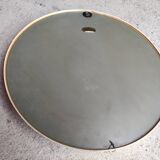 Vintage white round mirror 70 Lange Spiegel Germany
