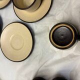 Ensemble de 6 tasses en grès vintage