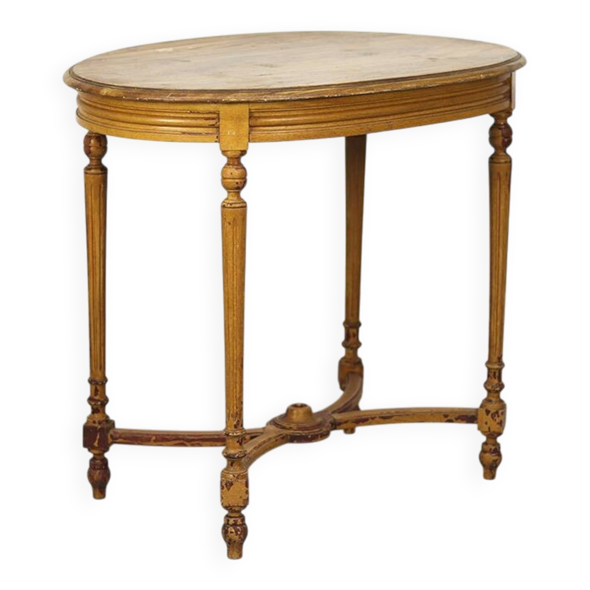 French antique painted side table