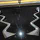 Pair of Zig Zag candlesticks by Matthew Hilton from the 80s
