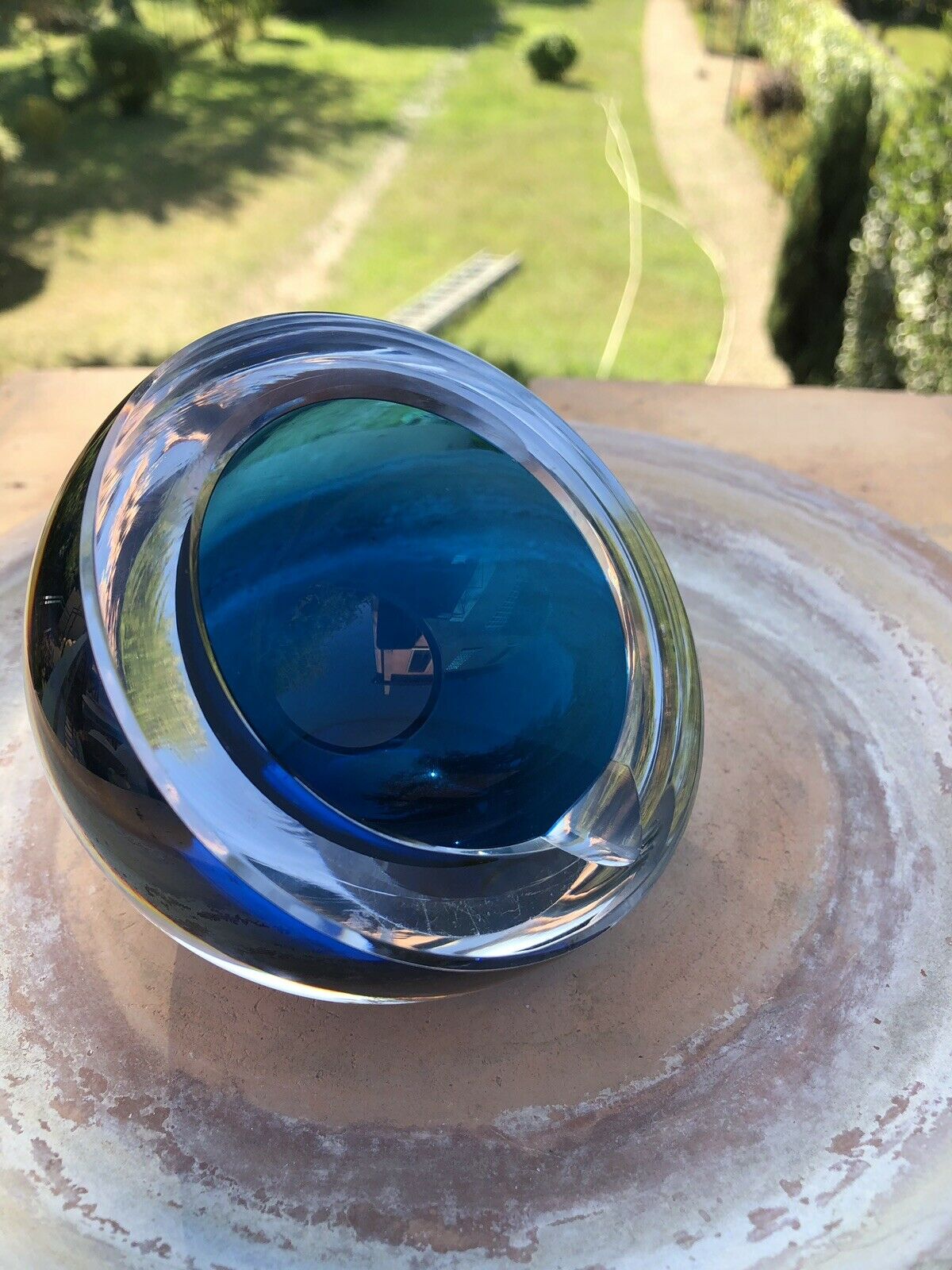 St. Louis Crystal Ashtray