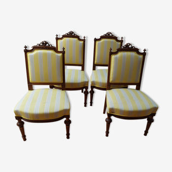Set of 4 chairs of style called Louis XVI imperial