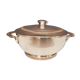 Silver metal compote