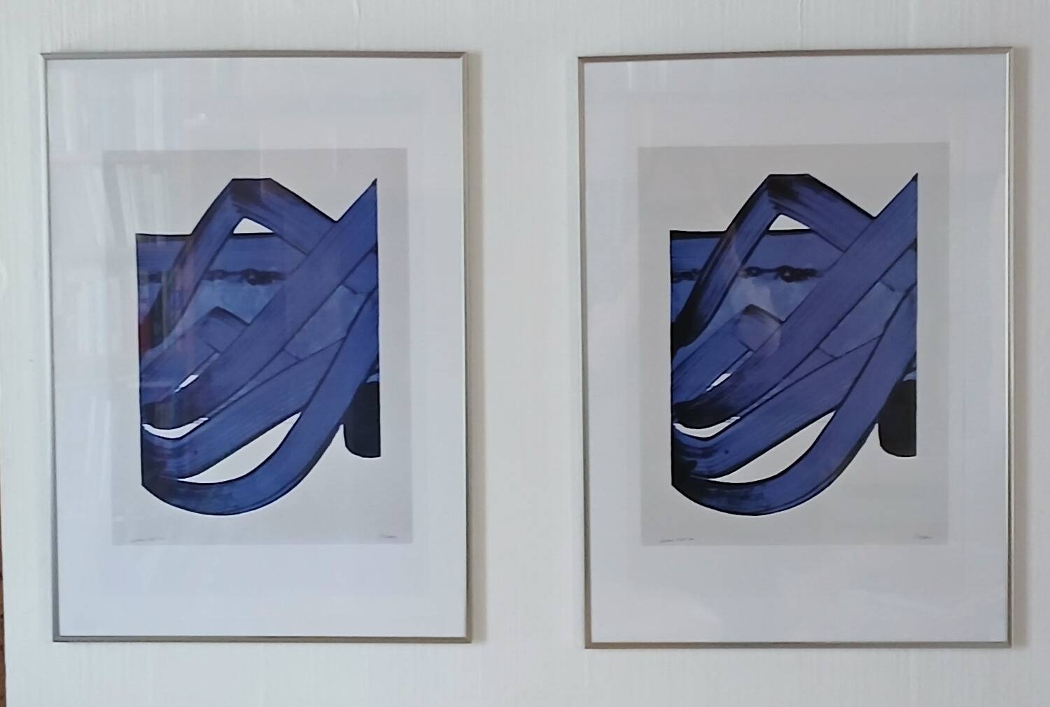 Pierre Soulages d'après sérigraphie n°18 1988